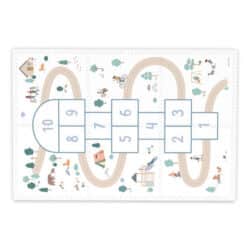 PLAY&GO. Στρωματάκι-παζλ διπλής όψης - κουτί αποθήκευσης - Κουτσό