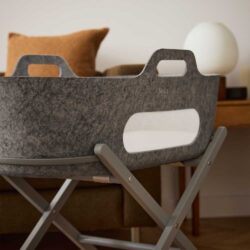 Snuz Καλαθούνα SnuzBaskit Light Grey &  Ξύλινη Βάση Dove - Image 6