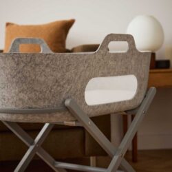 Snuz Καλαθούνα SnuzBaskit Light Grey & Ξύλινη Βάση Dove - Image 6