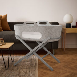 Snuz Καλαθούνα SnuzBaskit Light Grey & Ξύλινη Βάση Dove - Image 7