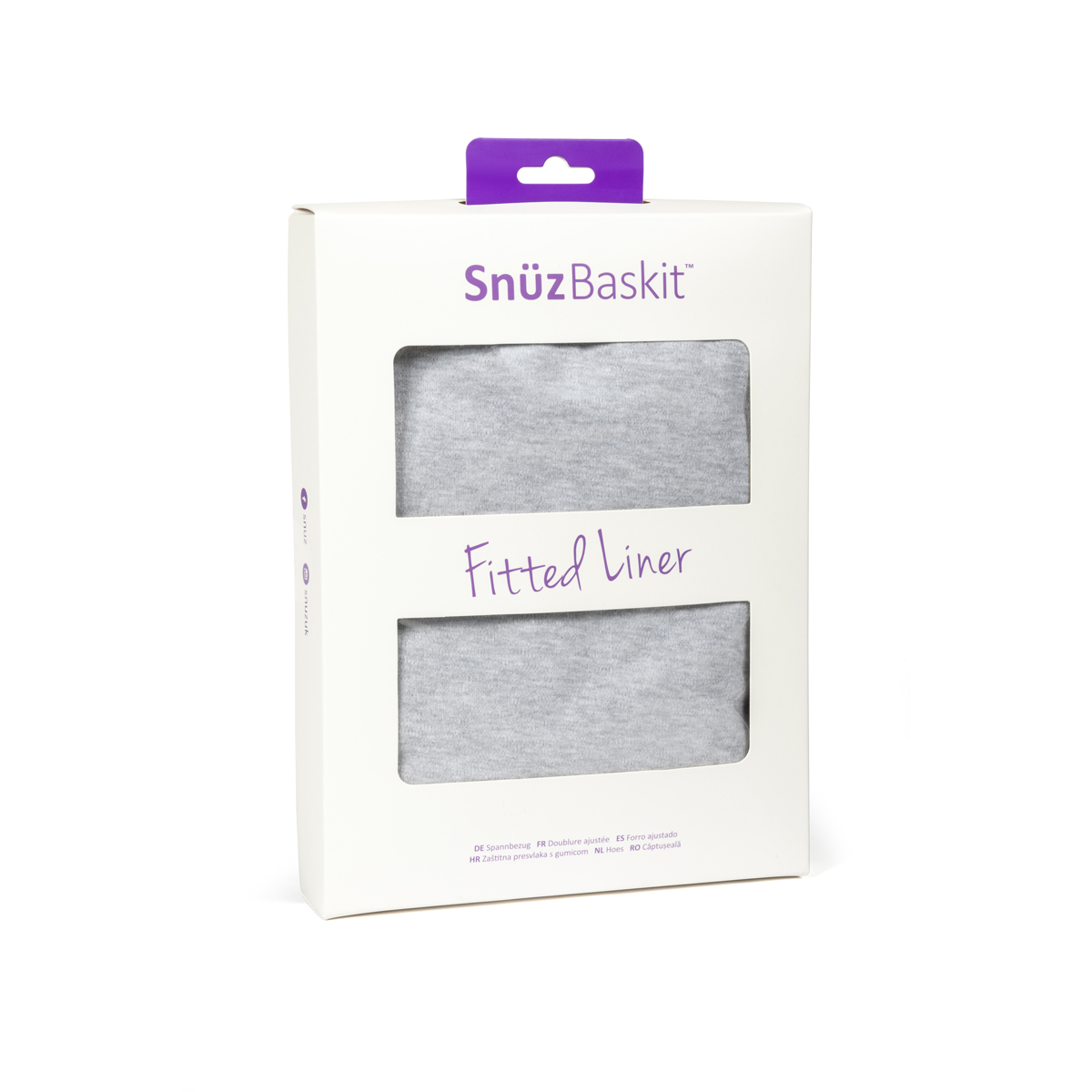 snuz-kalumma-gia-to-snuzbaskit-light-grey-marl Snuz Καλλύματα Για Το SnuzBaskit Light Grey Marl - Image 1