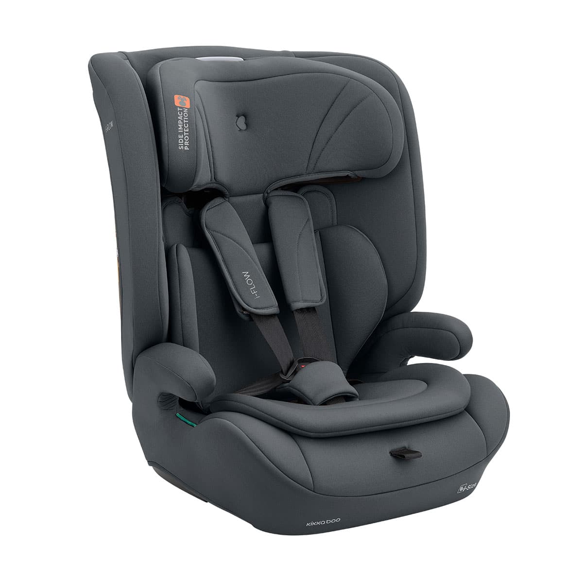 κάθισμα-αυτοκινήτου-isofix-76-150εκ-ύψος-kikka-boo-i-flow-i-size-grey Kikka Boo Παιδικό κάθισμα αυτοκινήτου i-Flow i-Size 76-150 Grey - Image 1