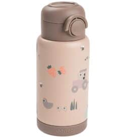 Done By Deer Παιδικό Παγούρι Ισοθερμικό με Καλαμάκι Playground Powder Pink 340ml - Image 3