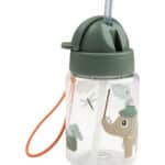 Done By Deer Παγούρι με Καλαμάκι Tiny trails Green 280 ml