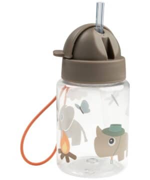 Done By Deer Παγούρι με Καλαμάκι Tiny trails Sand 280 ml
