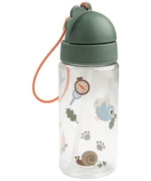 Done By Deer Παγούρι με Καλαμάκι Tiny trails Green 350 ml