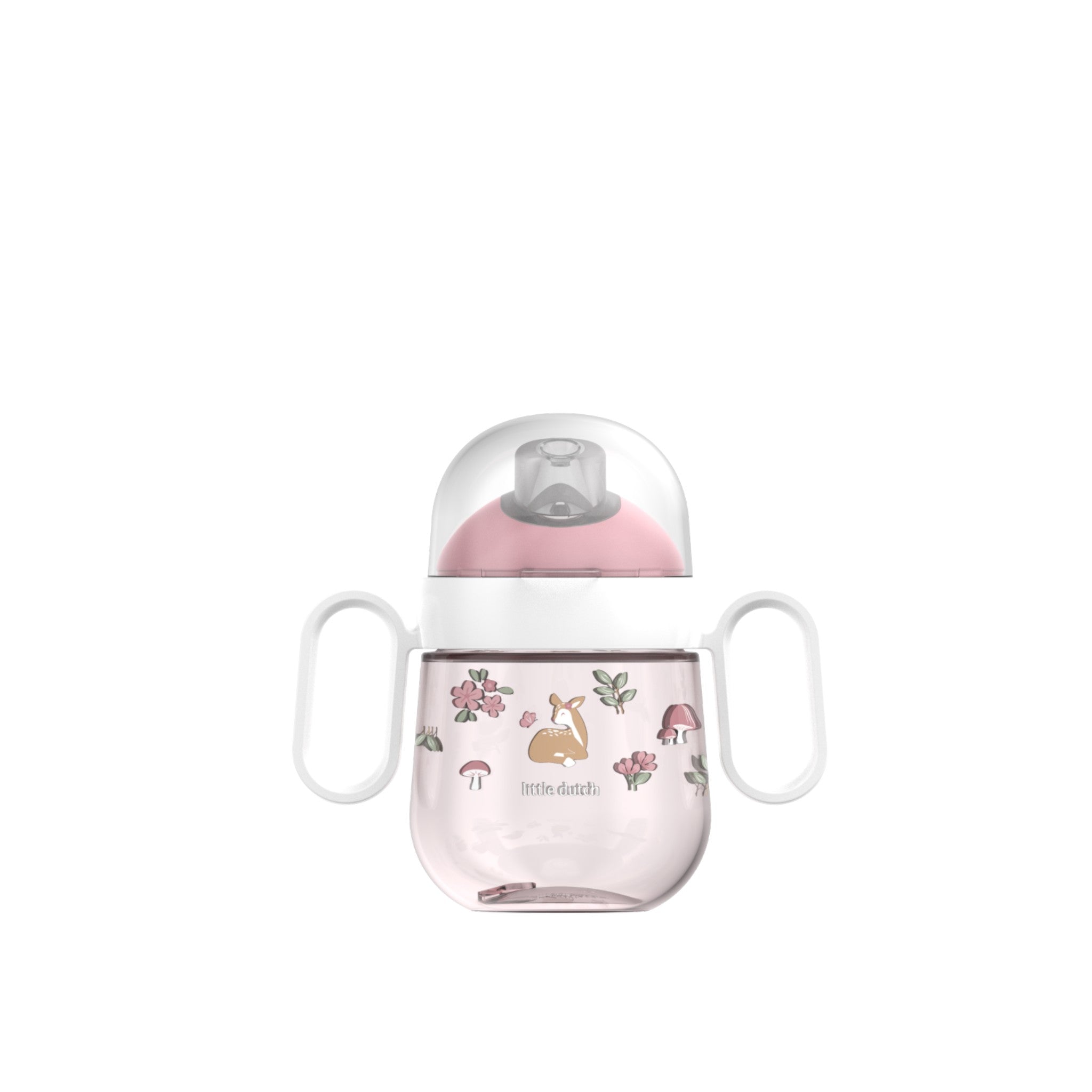 BABY STARS1 (1) Little Dutch Εκπαιδευτικό ποτηράκι με χειρολαβές Mio 200 ml Fairy Garden - Image 1