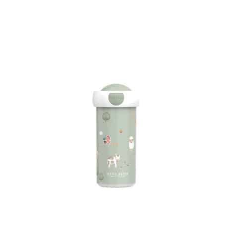 BABY STARS1 (11) Little Dutch Στεγανό ποτήρι με καπάκι 300ml Little Farm - Image 1