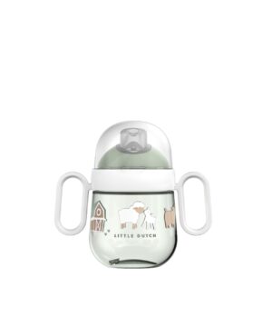 Little Dutch Εκπαιδευτικό ποτηράκι με χειρολαβές Mio 200 ml Little Farm