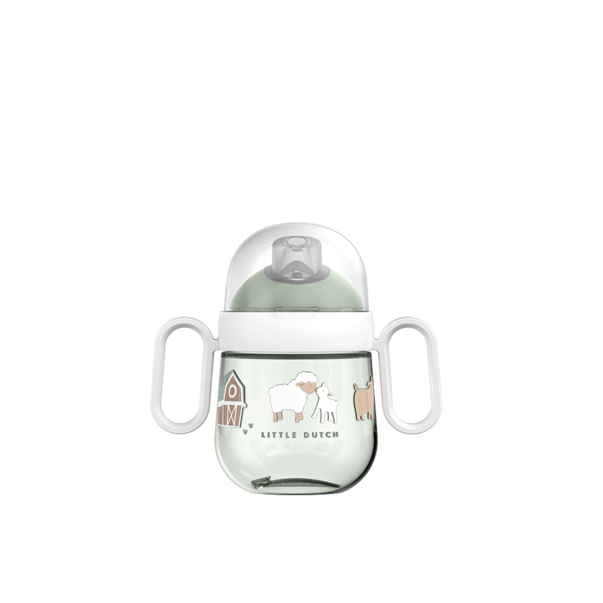 BABY STARS1 Little Dutch Εκπαιδευτικό ποτηράκι με χειρολαβές Mio 200 ml Little Farm - Image 1