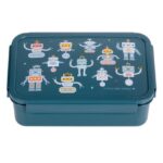 A little lovely company Σετ 4 δοχεία φαγητού Lunch & Snack Box -Robots