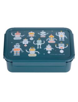 A little lovely company Σετ 4 δοχεία φαγητού Lunch & Snack Box -Robots