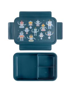 A little lovely company Σετ 4 δοχεία φαγητού Lunch & Snack Box -Robots - Image 3