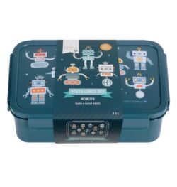 A little lovely company Σετ 4 δοχεία φαγητού Lunch & Snack Box -Robots - Image 2