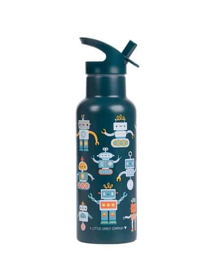 DBSXRO104-LR-3-XL-Stainless-steel-drink-bottle-Robots A little lovely company Μπουκάλι με διπλό τοίχωμα από ανοξείδωτο ατσάλι 500ml - Image 1