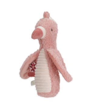 Little Dutch Υφασμάτινη κουδουνίστρα Flamingo