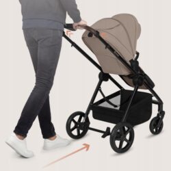 Lionelo Greet Καρότσι Βρεφικό 3 σε 1 έως 22kg Black Onyx - Image 9