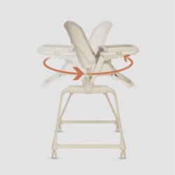 Lionelo Maddie Set Λίκνο-Ρηλάξ & Καρεκλάκι Φαγητού 3 σε 1 Beige - Image 8