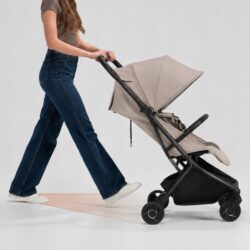 Lionelo Sia Flex Καρότσι Ταξιδίου 2 σε 1 έως 22kg Beige Sand - Image 4