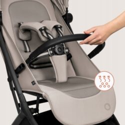 Lionelo Sia Flex Καρότσι Ταξιδίου 2 σε 1 έως 22kg Beige Sand - Image 9