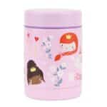 A little lovely company Θερμός φαγητού από ανοξείδωτο ατσάλι 300ml - Princesses
