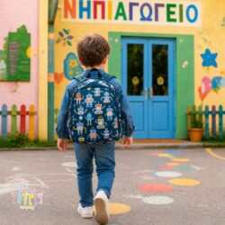 A little lovely company Tσάντα πλάτης νηπιαγωγείου με ισοθερμική θήκη - Robots - Image 6