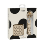 Bibs Σέτ Δώρου Soothe & Go Polka - Dark Oak & Vanilla