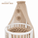 Ingvart Κουνουπιέρα Τούλι Με Pom Pom – Sand