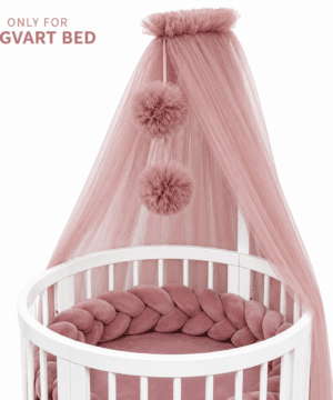 Ingvart Κουνουπιέρα Τούλι Με Pom Pom – Dusty Rose