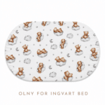 Ingvart Μεγάλο σεντόνι Smart Bed 9 in 1 Αρκουδάκι σε Συννεφάκι