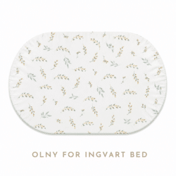 Ingvart Μεγάλο σεντόνι Smart Bed 9 in 1 Κλαδάκια Μέντα
