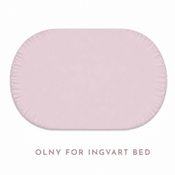 Ingvart Μεγάλο σεντόνι με λάστιχο μονόχρωμο Smart Bed / Nika Μονόχρωμο Ροζ