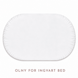 Ingvart Μεγάλο σεντόνι με λάστιχο μονόχρωμο Smart Bed / Nika Μονόχρωμο Λευκό