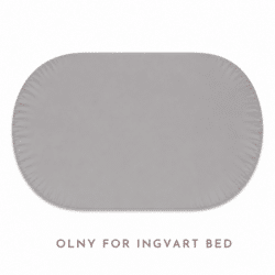 Ingvart Μεγάλο σεντόνι με λάστιχο μονόχρωμο Smart Bed / Nika Μονόχρωμο Γκρι