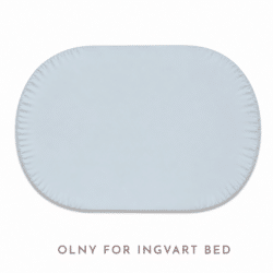 Ingvart Μεγάλο σεντόνι με λάστιχο μονόχρωμο Smart Bed / Nika Μονόχρωμο Μπλε
