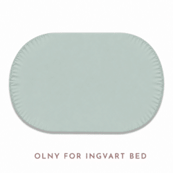 Ingvart Μεγάλο σεντόνι με λάστιχο μονόχρωμο Smart Bed / Nika Μονόχρωμο Μεντα