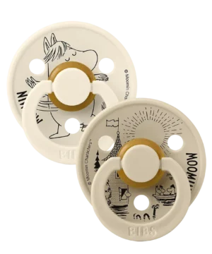 Bibs Πιπίλες Moomin 2Pack - Snorkmaiden Ivory & Vanilla No3