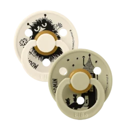 Bibs Πιπίλες Moomin 2Pack -Stinky Ivory & Khaki No2