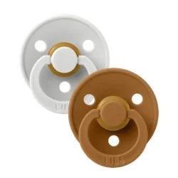Bibs Πιπίλες Colour 2Pack- Haze & Caramel No1