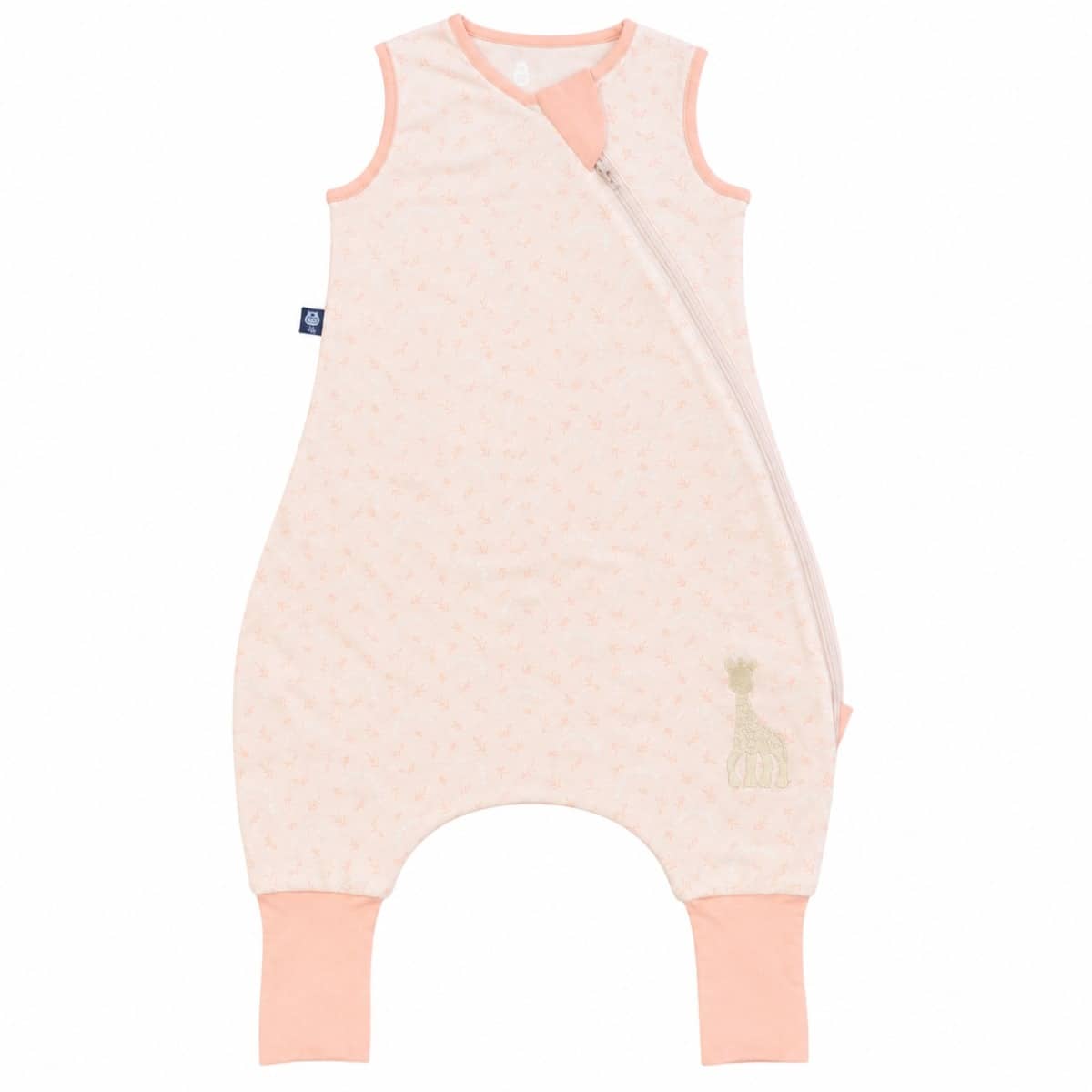 BLISS-JMP-S025-01__1__0q53-wl BlissSac x Σόφι η Καμηλοπάρδαλη Υπνόσακος Χειμωνιάτικος 1.0 tog από οργανικό βαμβάκι Leaves Pink 6-18 Μηνών - Image 1