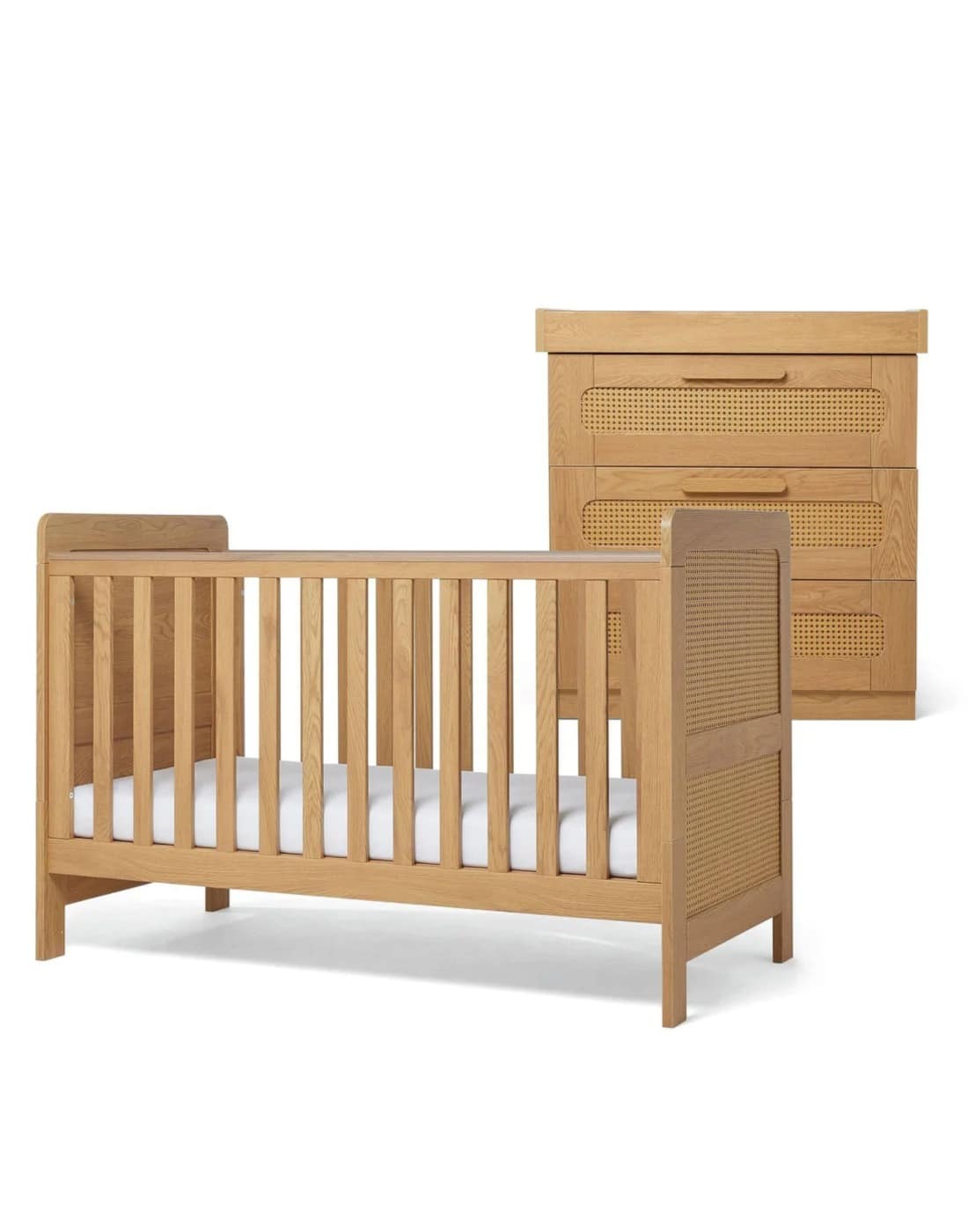 Group-25180282-25180264_4_1785332535 Mamas & Papas Σετ Κρεβάτι Σιφονιέρα Esna Rattan - Image 1