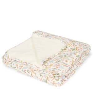 Little Dutch Κουβέρτα με επένδυση fleece Safari Wonders 70x100