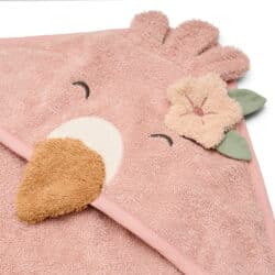 Little Dutch Μπουρνουζοπετσέτα Flamingo 75x75 - Image 2