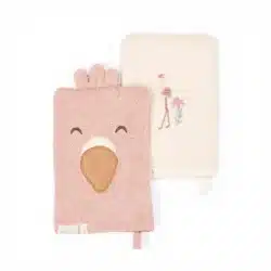Little Dutch Σετ 2 πανάκια μπάνιου Flamingo