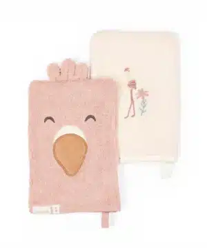 Little Dutch Σετ 2 πανάκια μπάνιου Flamingo