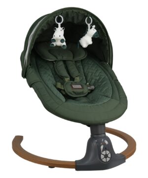Bebe Stars Κούνια Ηλεκτρική Fluffy Forest Green