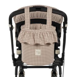 Walking Mum Οργανωτής Καροτσιού Bucket Praline Vichy Moka - Image 3