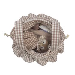 Walking Mum Οργανωτής Καροτσιού Bucket Praline Vichy Moka - Image 5