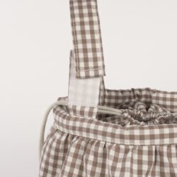 Walking Mum Οργανωτής Καροτσιού Bucket Praline Vichy Moka - Image 6