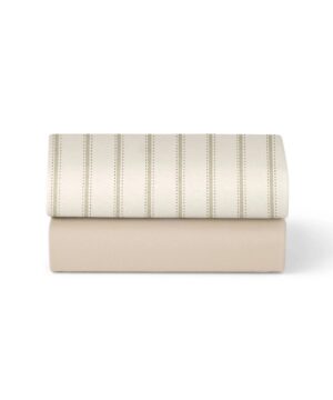 Snuz Σετ Σεντόνια 2 Τμχ Για Λίκνο 44x80 cm Sage Stripe